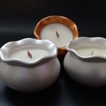 Свеча ароматическая в гипсовом кашпо «Бабушкин очаг»