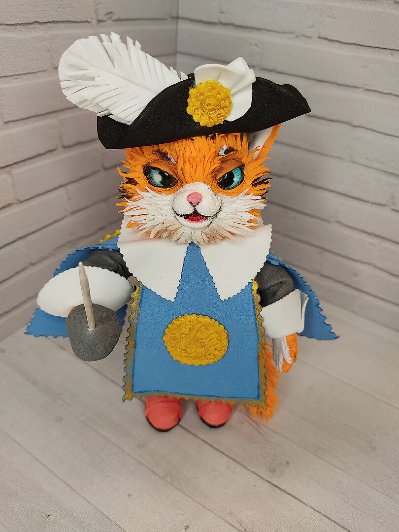 Елочная игрушка «Кот в сапогах»