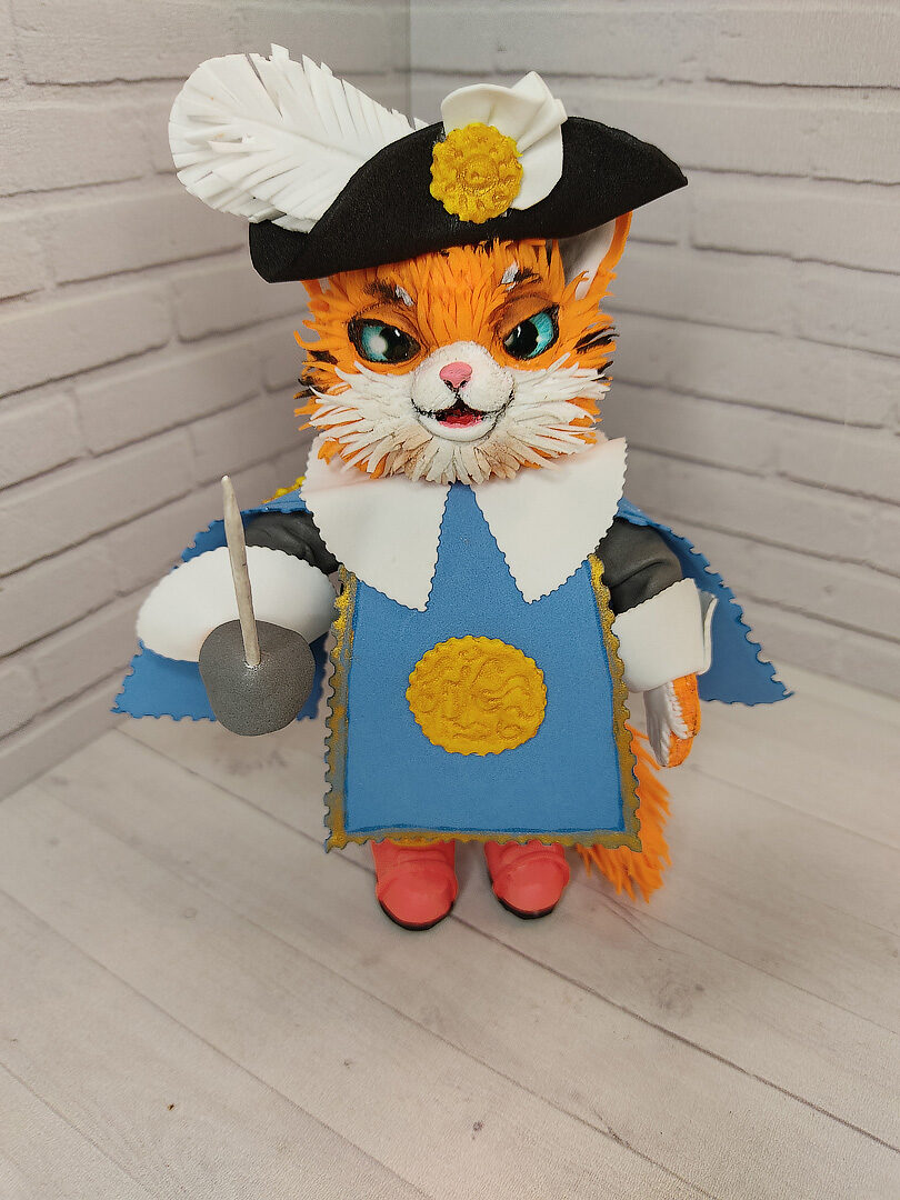 Елочная игрушка «Кот в сапогах»