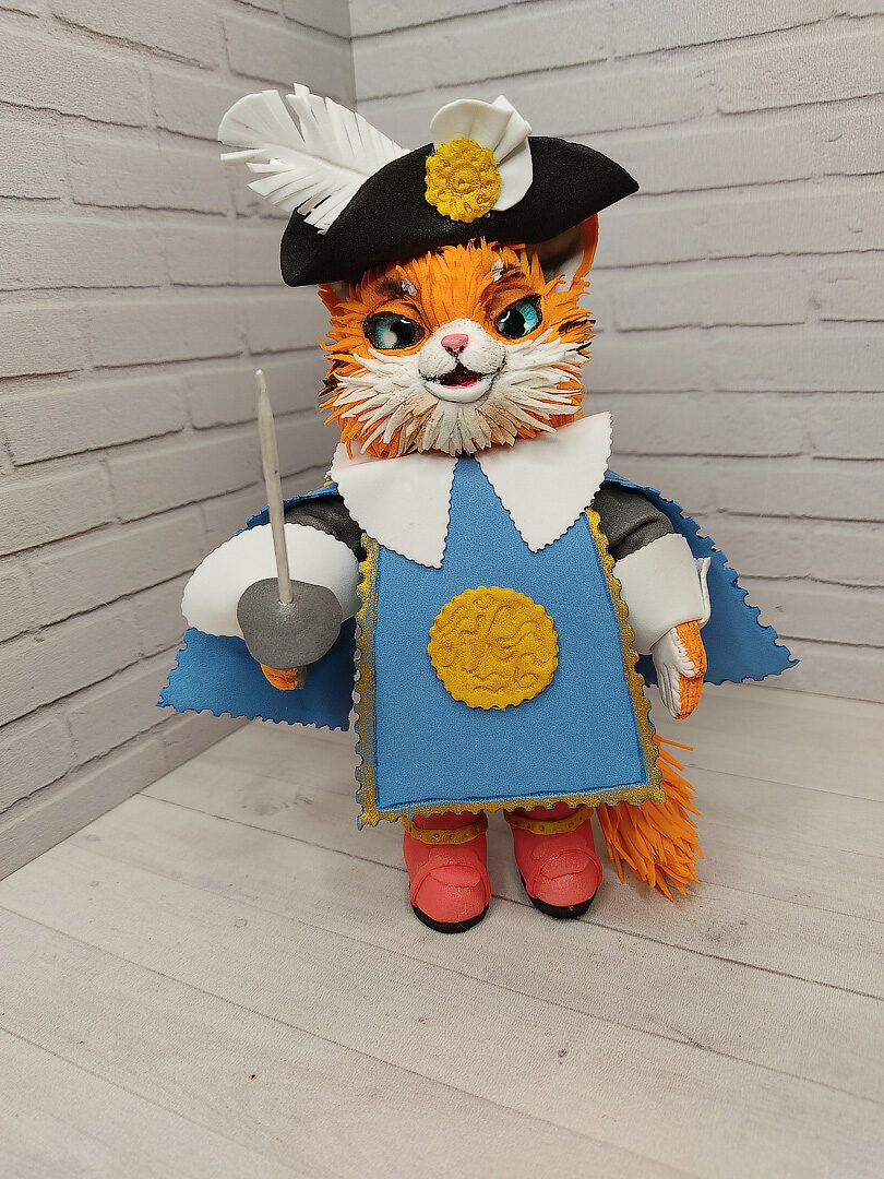 Елочная игрушка «Кот в сапогах»