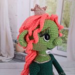 Кукла вязаная интерьерная «Фиона»