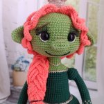 Кукла вязаная интерьерная «Фиона»