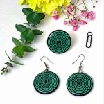 Комплект украшений серьги и кольцо.