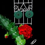 Комплект украшений серьги и кольцо.