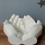 Подставка декоративная. Статуэтка. Руки Давида