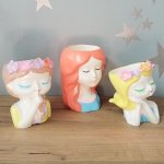 Кашпо декоративное. Три Девушки