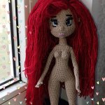 Русалочка Ариэль Кукла вязаная