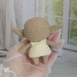 Кукла вязаная интерьерная «Добби»