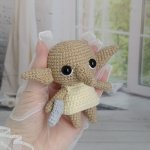 Кукла вязаная интерьерная «Добби»