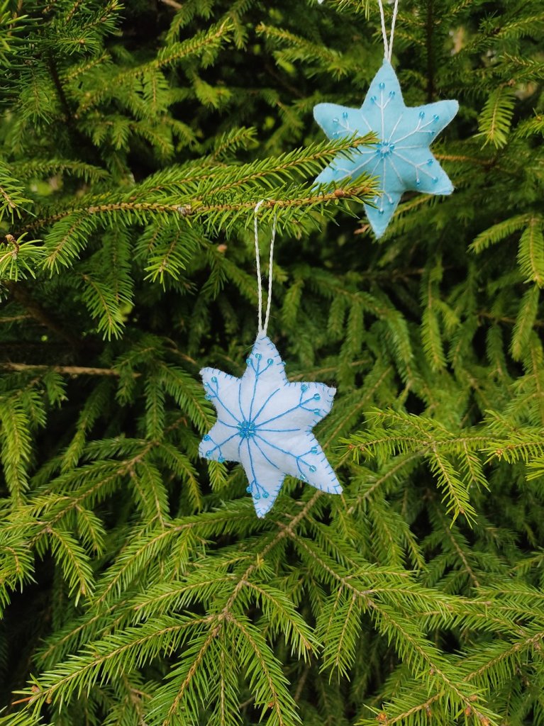 Елочные игрушки «Снежинки»