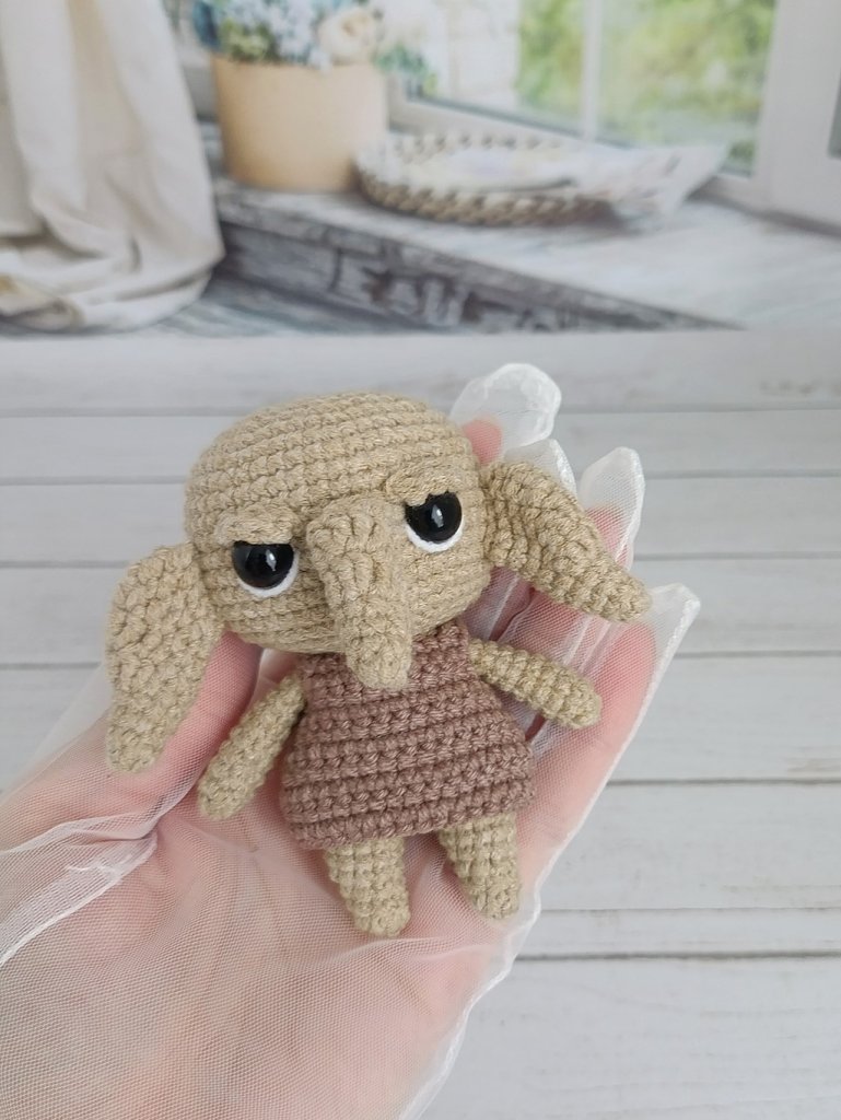 Кукла вязаная интерьерная «Кикимер»