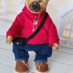 Потап -мишка Тедди из плюша!