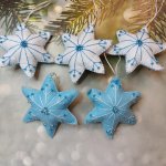 Елочные игрушки «Снежинки»