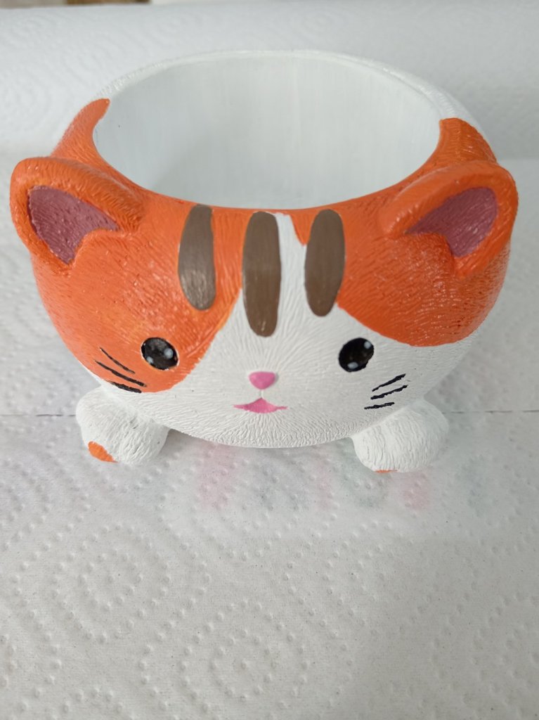 Кашпо гипсовое