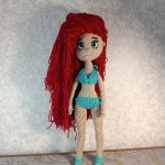 Русалочка Ариэль Кукла вязаная