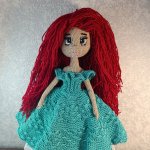 Русалочка Ариэль Кукла вязаная