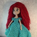 Русалочка Ариэль Кукла вязаная