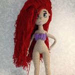 Русалочка Ариэль Кукла вязаная