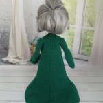 Кукла вязаная интерьерная «Профессор Макгонагалл»