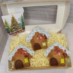 Елочные игрушки: Домики