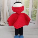 Кукла вязаная интерьерная «Вампирчик»