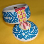 Свеча ароматическая в гипсовом кашпо «Степей благоухание»