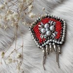 Брошь Кокошник Византия