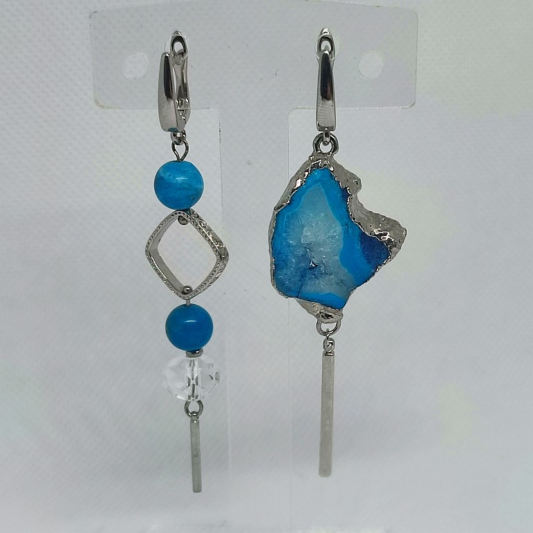 Голубой срез агата