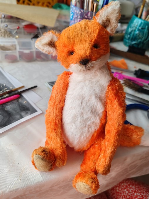 Лисичка-сестричка в технике Тедди!