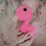 Розовый фламинго