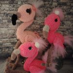 Розовый фламинго