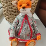 Лисичка-сестричка в технике Тедди!