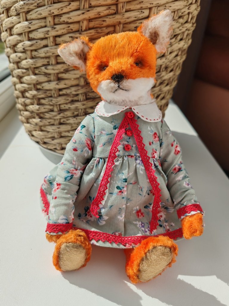 Лисичка-сестричка в технике Тедди!