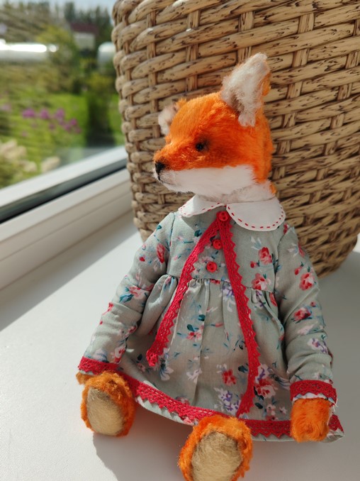 Лисичка-сестричка в технике Тедди!