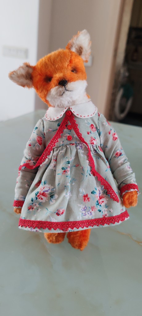 Лисичка-сестричка в технике Тедди!