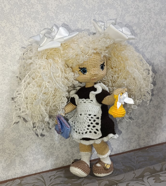 Школьница Кукла ручной работы