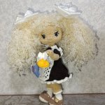 Школьница Кукла ручной работы