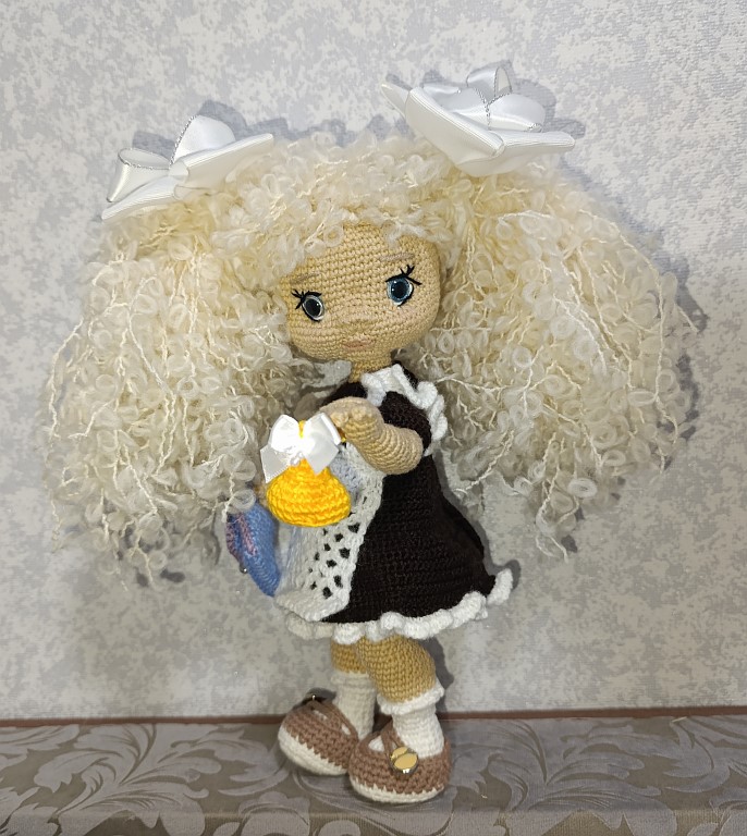 Школьница Кукла ручной работы