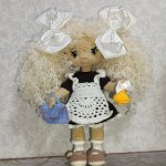 Школьница Кукла ручной работы