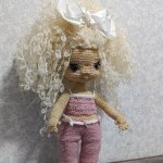 Кукла вязаная Лёлечка