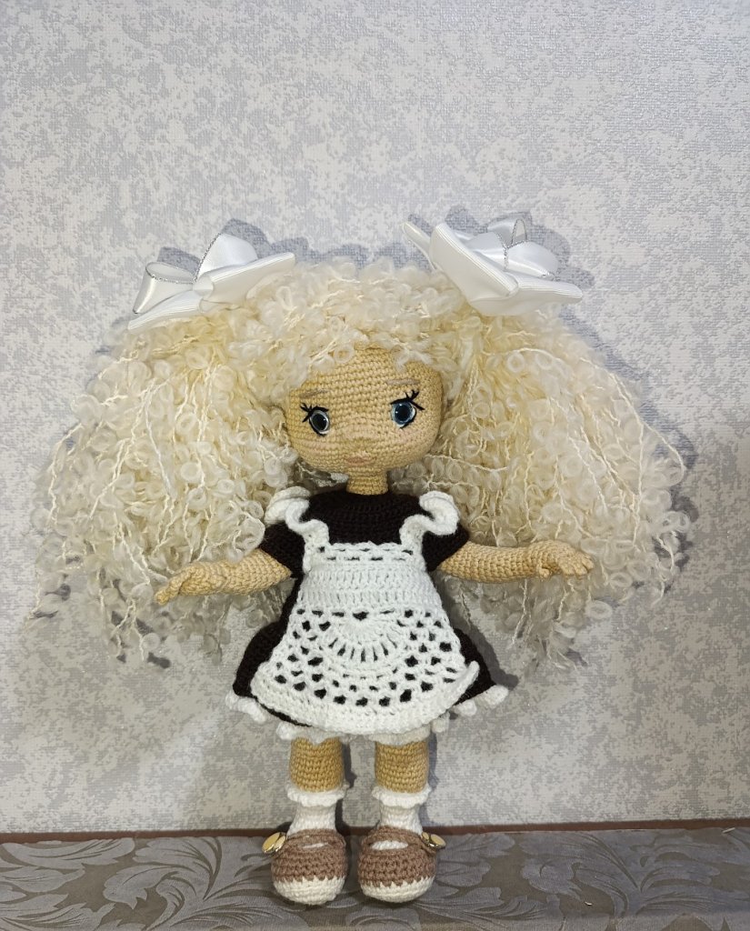 Школьница Кукла ручной работы