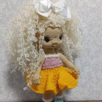 Кукла вязаная Лёлечка