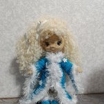 Снегурочка Кукла вязаная
