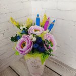 Букет из мыла ко Дню Учителя