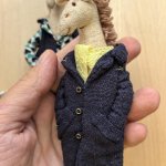 «Конь в пальто» текстильная игрушка