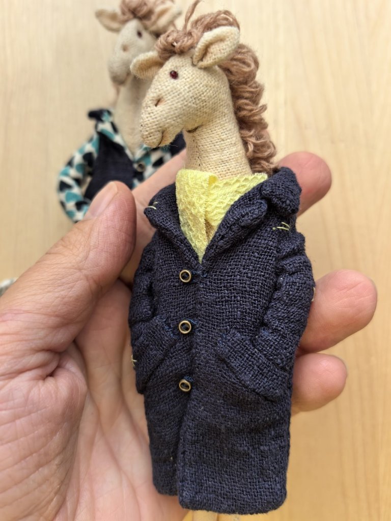 «Конь в пальто» текстильная игрушка