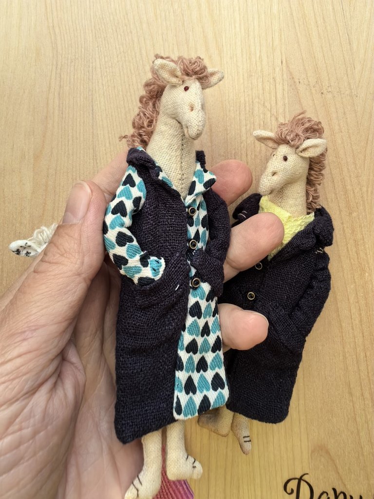 «Конь в пальто» текстильная игрушка