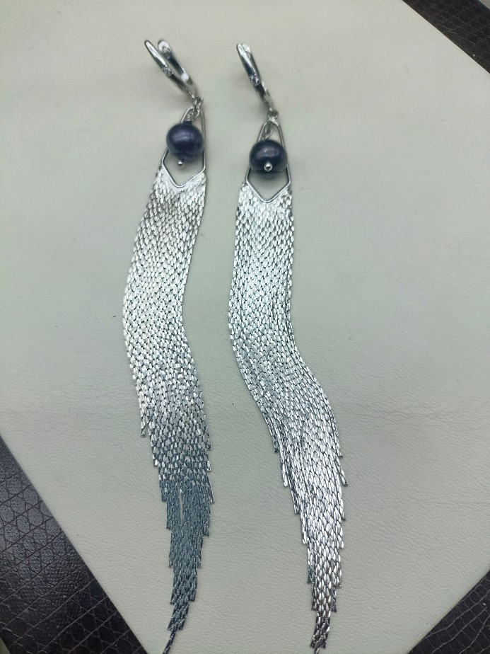 Серьги «Водопад»