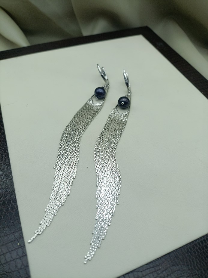 Серьги «Водопад»