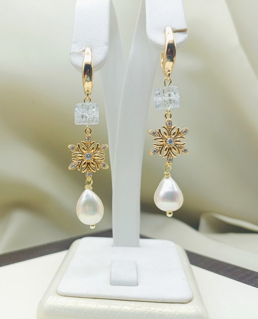 Серьги «Снежный танец»